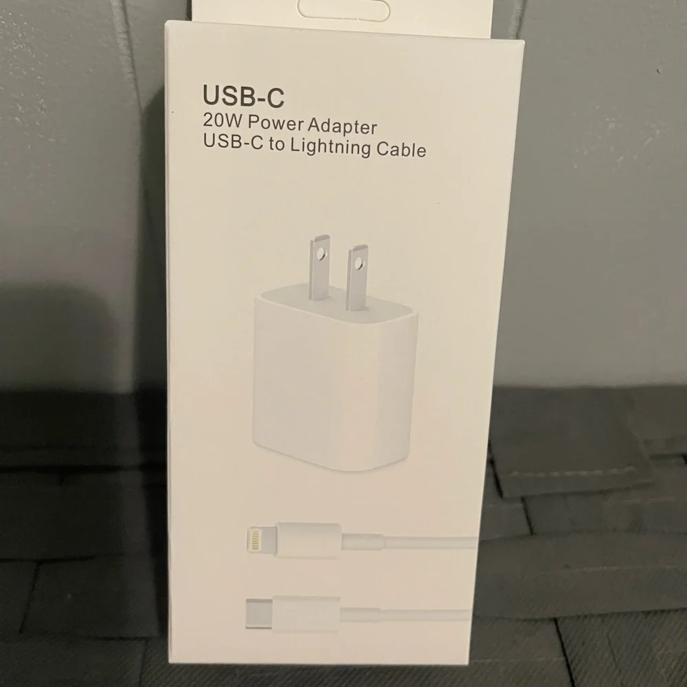 USB-C (20W Power Adapter) lightning cable